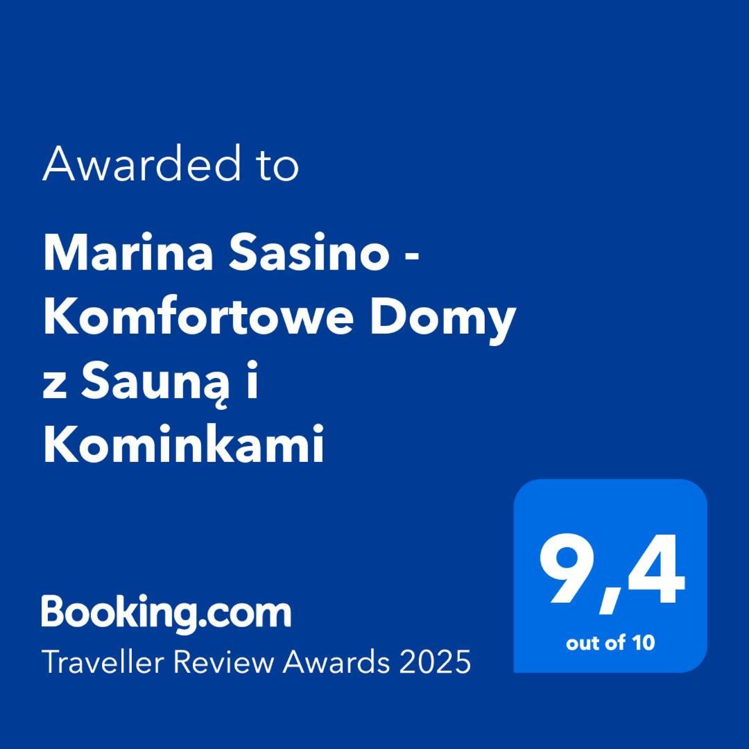 Marina Sasino - Komfortowe Domy Z Sauna I Kominkami Εξωτερικό φωτογραφία